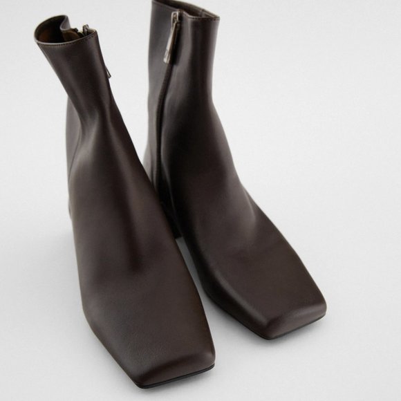 zara square toe boots